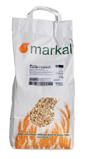 Markal Flocons 5 céréales bio 3kg - 1197